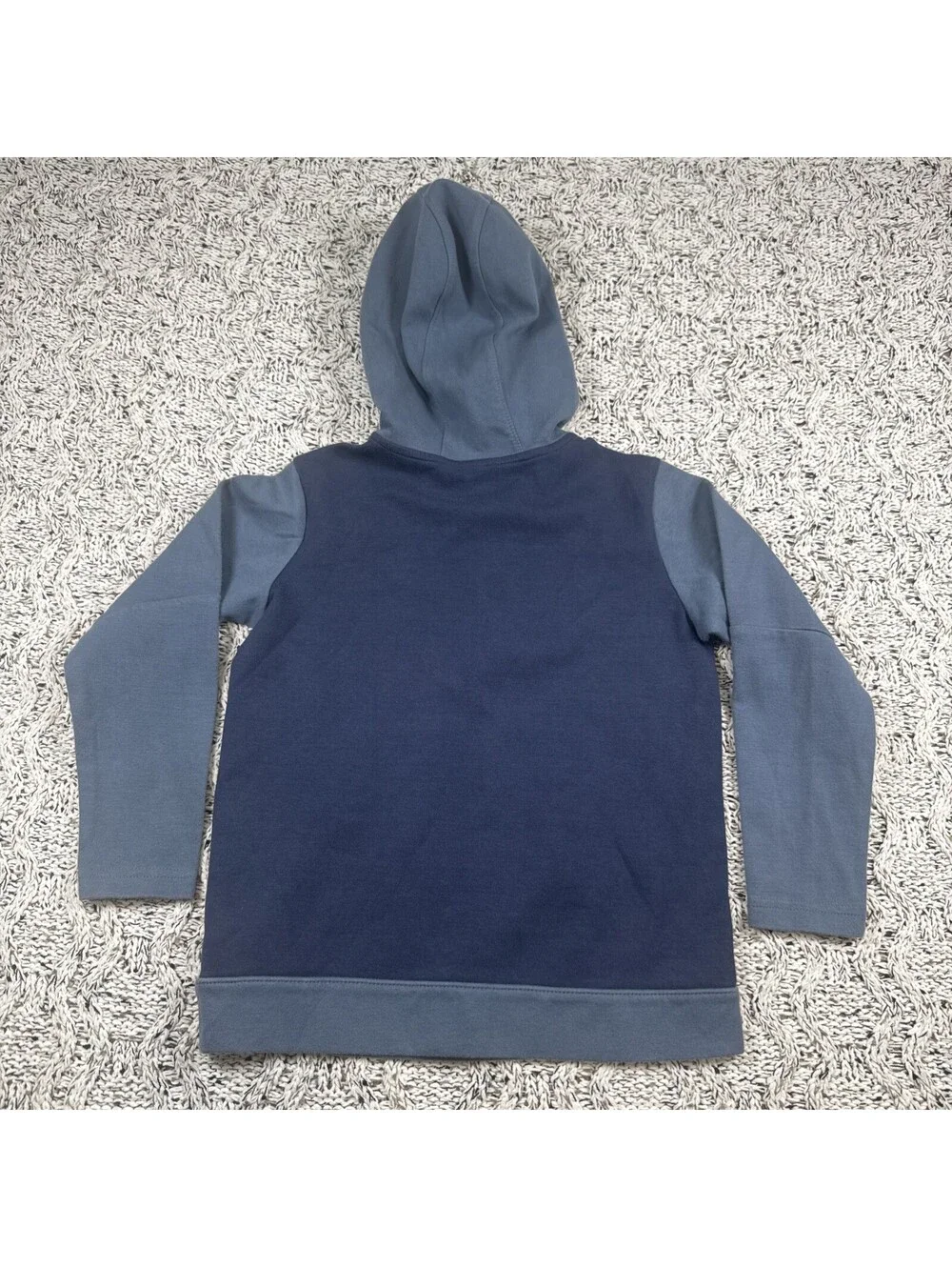 Old Navy Kids 1/4 Zip Hoodie Size S 6-7 Blue Long Sleeve Pullover Sweatshirt